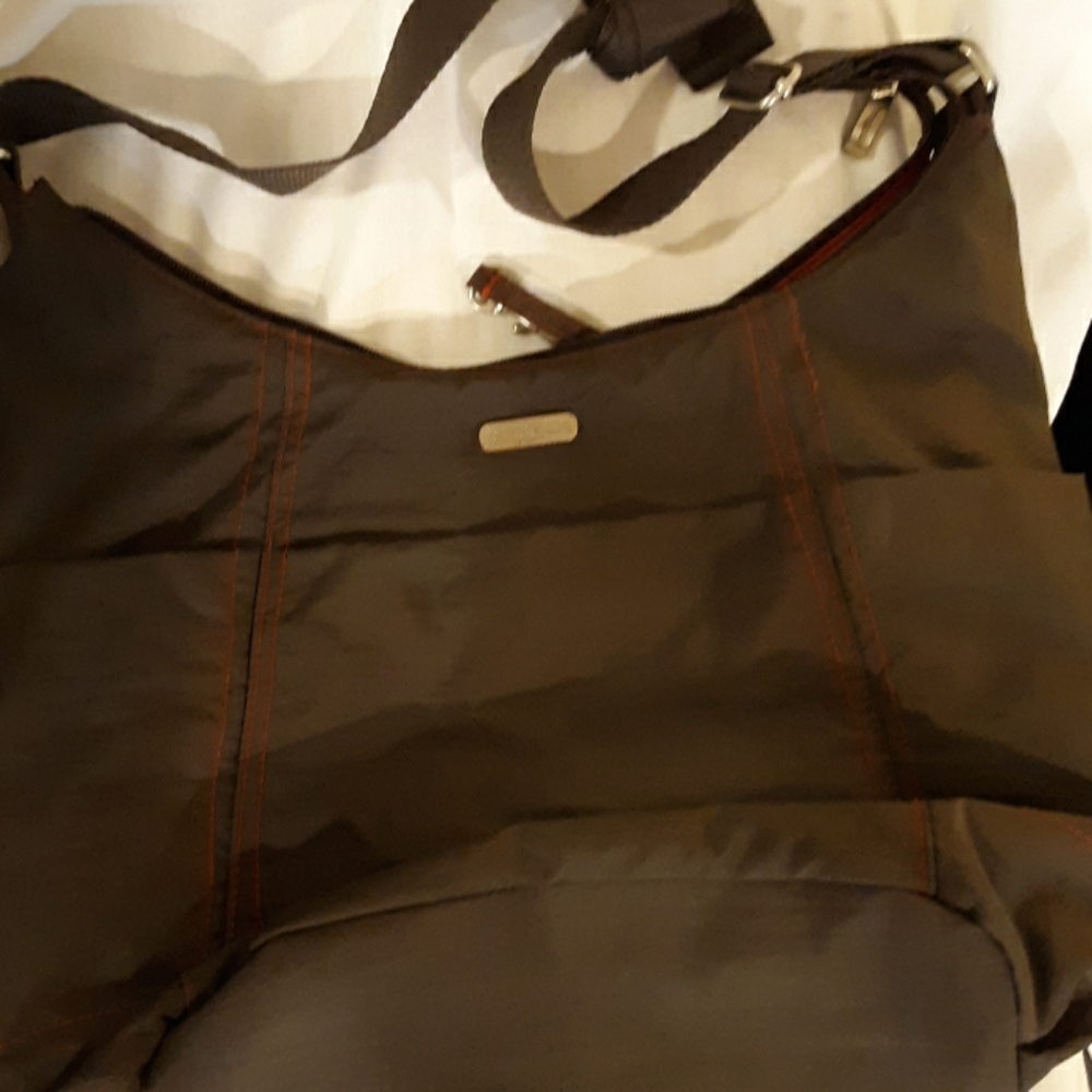 Baggallini Brown hobo off the shoulder medium